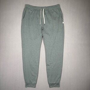 Vuori Performance Jogger Pants Womens Large Green Drawstring Pockets VW303-L